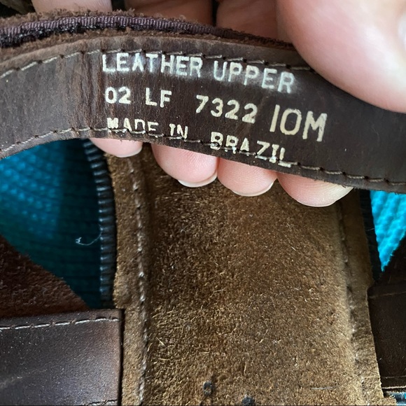 G. H. Bass and Co. Brown Leather Sandals 10 - Picture 11 of 12